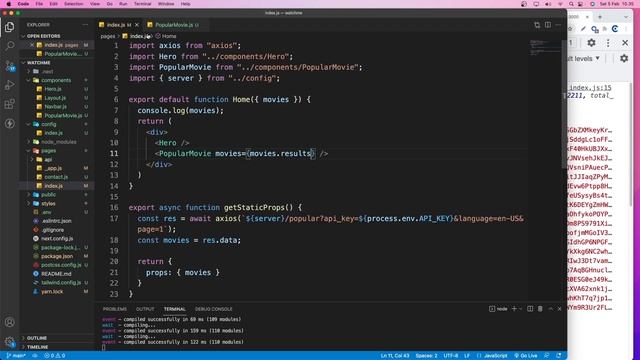 Build Movie App with Next.js and Tailwind смотреть онлайн