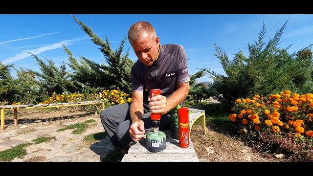 Заправка резьбовых баллонов газом для зажигалок. смотреть онлайн