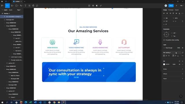 Figma Tutorial | Landing Page Design Tutorial for beginners | Web Design in Figma смотреть онлайн