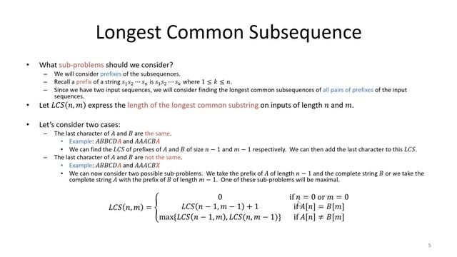 Longest Common Subsequence - 2D Dynamic Programming - Design and Analysis of Algorithms смотреть онлайн