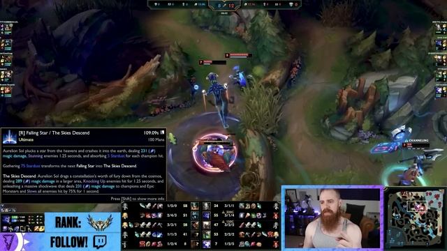 Can REWORKED AURELION SOL Jungle? Naturally. ?? (BEST Builds, Runes, Routes, and more!) смотреть онлайн