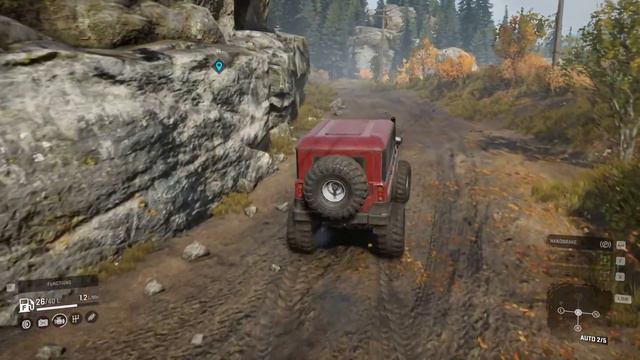 SnowRunner Gameplay. Exploring Black River, Michigan in KHAN 39. смотреть онлайн