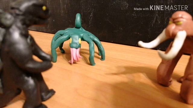 Godzilla king of the monsters ending |Claymation смотреть онлайн