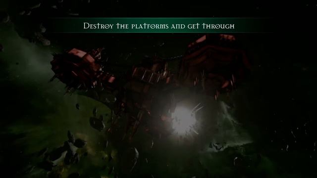 Battlefleet Gothic Armada учимся управлять флотом эльдар смотреть онлайн