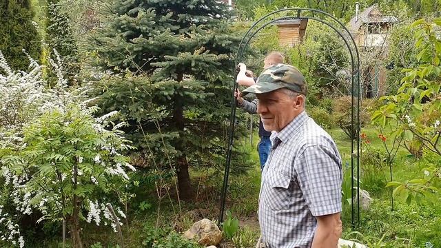 Украшаем дачу. Садовая арка Unikit - надёжная и долговечная смотреть онлайн