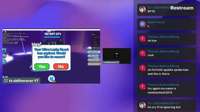 ROBLOX LIVE PET SIMULATER X join USERNAME(SPEED DEMON смотреть онлайн
