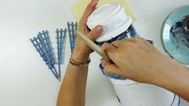 DIY мельница из горшков и палок (а еще камней и другого мусора). Фигурка для дачи и дома. смотреть онлайн