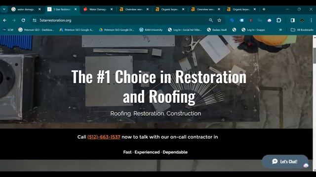 5 Star Restoration Online Audit | Peterson SEO смотреть онлайн
