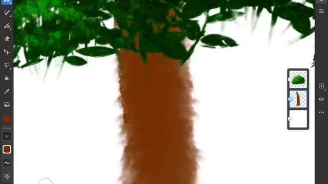 Adobe Fresco tutorial: how to draw a tree super fast смотреть онлайн