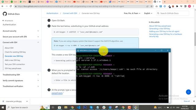 How to Set Up SSH Keys for GitHub Using SSH-Keygen смотреть онлайн