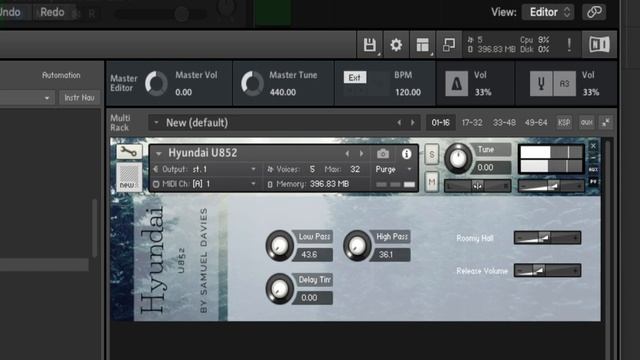 Hyundai U852 Piano - PianoBook Free Kontakt Instrument Library