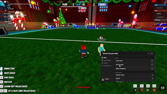 [Roblox] TPS: Street Soccer Script | Kill All | SuperKick | *Pastebin* смотреть онлайн