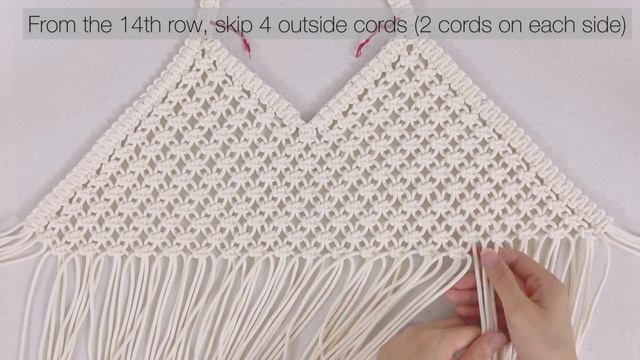 Macrame Tutorial - Fringed Tote #19 Easy DIY - Sand Basket Step By Step Tutorial