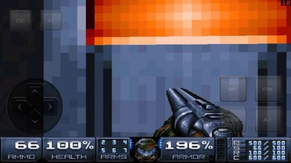 Doom 4 Vanilla Mod on iOS  iDOS2 Dosbox [Doom Mod]