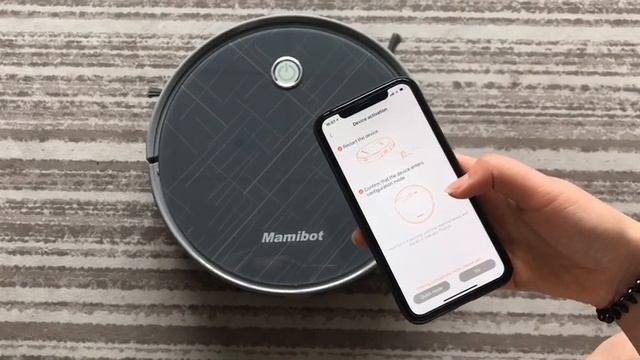 Mamibot Robot Vacuum Exvac660 APP Connecting Video смотреть онлайн