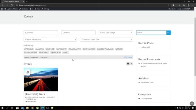 How To Filter Events Using Event Tags in #WordPress смотреть онлайн