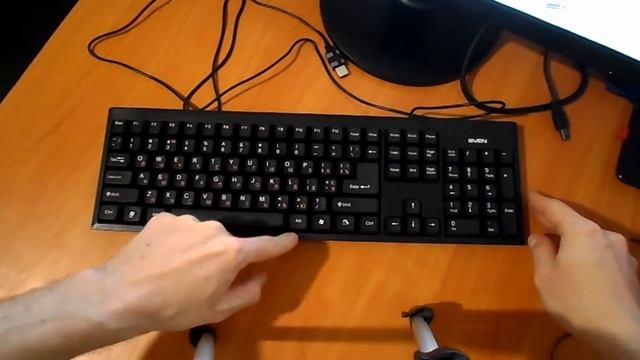 Sven KB-S306 - Дешёвая мембранная клавиатура. смотреть онлайн