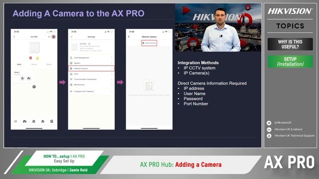 Hikvision AX Pro Alarm Initial Setup & Configuration Guide смотреть онлайн
