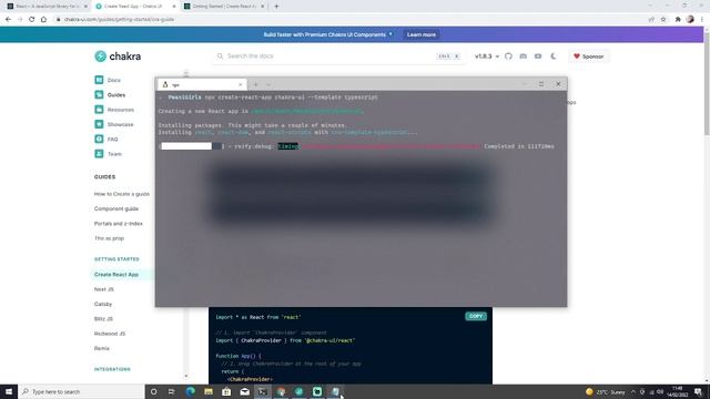 Install and Setup Chakra UI in a React Project смотреть онлайн