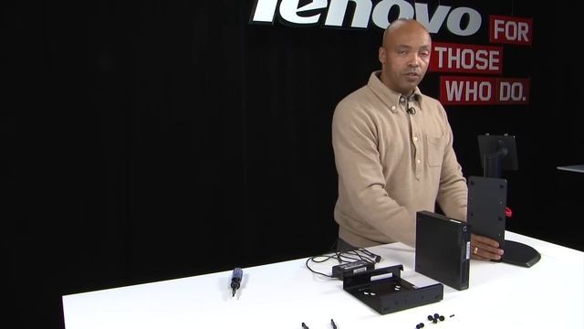 ThinkCentre Tiny-Mounting to a Monitor смотреть онлайн