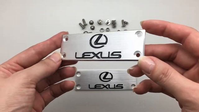 Шильдики на коврики Lexus алюминиевые смотреть онлайн