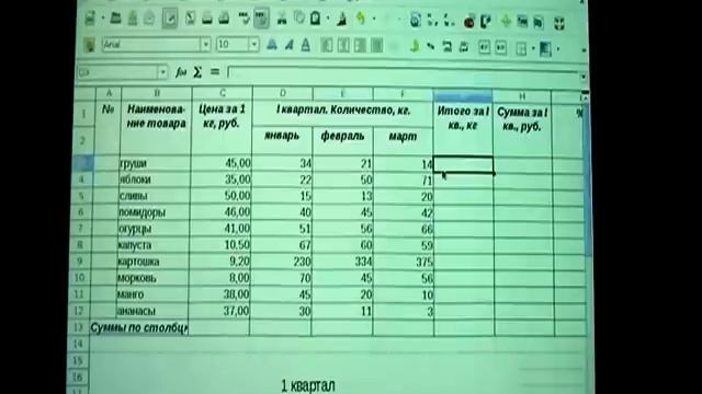 Основы работы в редакторе электронных таблиц смотреть онлайн