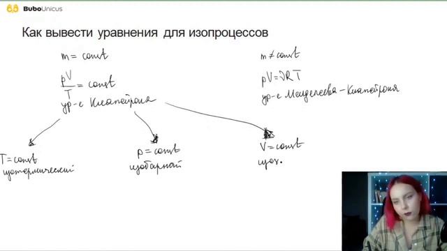 Газовые законы для изопроцессов | Теория | ФИЗИКА ЕГЭ | Алиса Вольт смотреть онлайн