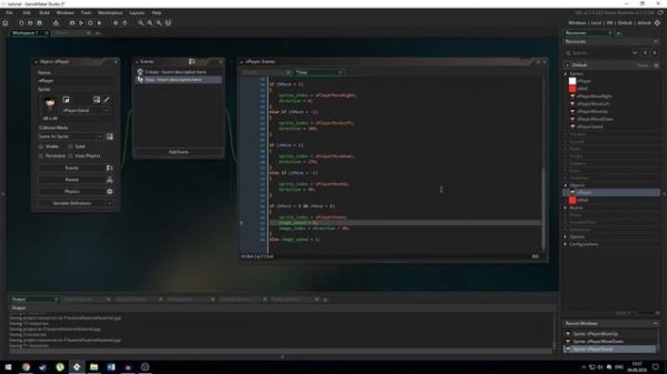 Видеокурс по GameMaker Studio 2 [2 урок] (Анимация движения персонажа)