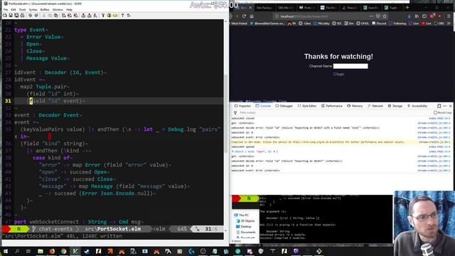 Elm: I have no websockets and I must scream. смотреть онлайн