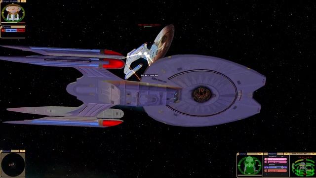 The Ultimate Warship LAUNCHES Mini DEFIANT! - Spectacular - Star Trek Ship Battles Bridge Commander смотреть онлайн