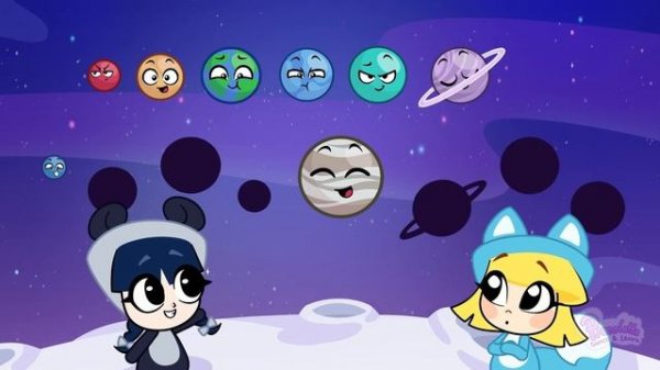 ??? Solar System Planets ??? Hungry Planets ? Planets size ? Toddler video by Piccoletta