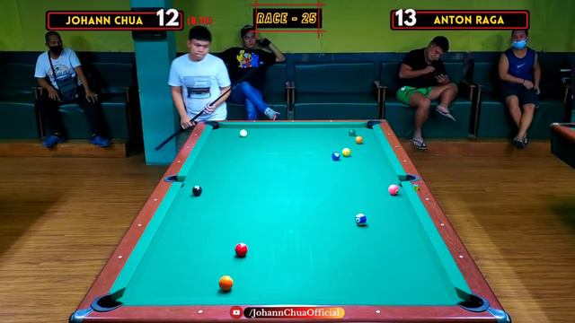PART2 ANTON RAGA VS JOHANN CHUA (8,10) RACE-25 | 10 BALLS смотреть онлайн