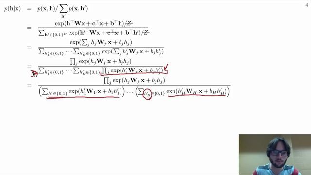 Neural networks [5.2] : Restricted Boltzmann machine - inference смотреть онлайн