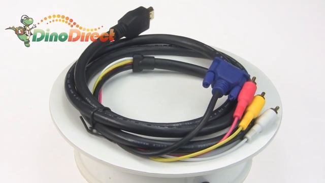 HDMI to VGA and 3 RCA Audio Video AV Adapter Cable 1.5m from Dinodirect.com смотреть онлайн