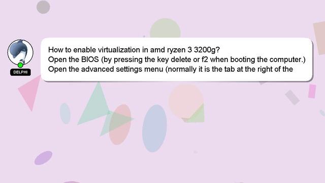 How to enable virtualization in amd ryzen 3 3200g? смотреть онлайн