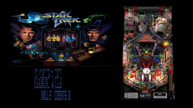 Star Trek 25th Anniversary 4K Data East 1991 Virtual Pinball Gameplay смотреть онлайн
