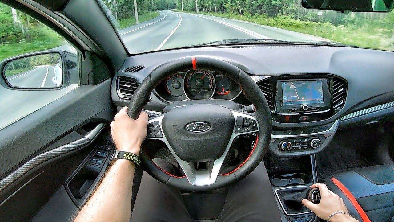 2019 LADA Vesta Sport 1.8 MT - POV TEST DRIVE смотреть онлайн