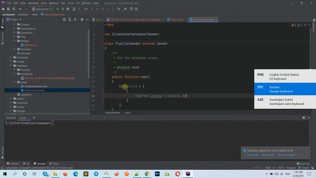Laraveldə Telegram Bot Cədvəl Model Seeder Verilənlər Bazası | Laravaz | Ayti Qaqaş смотреть онлайн