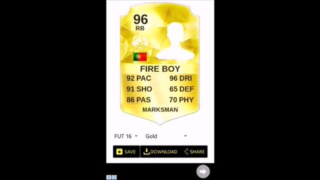 Как сделать карточку FIFA 16 [#2] смотреть онлайн