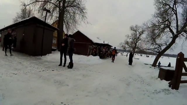 Идём в Тракайский Замок, Литва, Тракай (Xiaomi Yi) смотреть онлайн