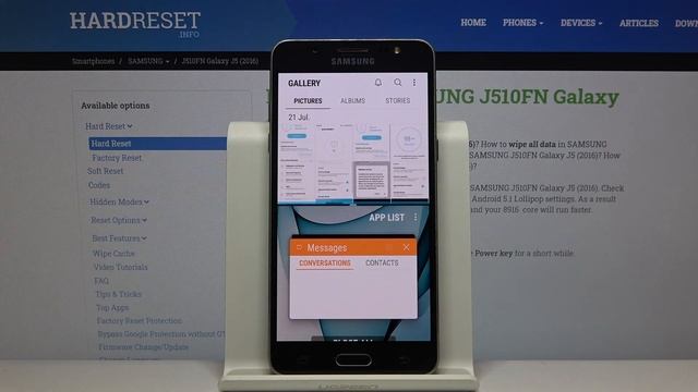 How to Split Screen in SAMSUNG Galaxy J5 2016 – Create Double Screen смотреть онлайн