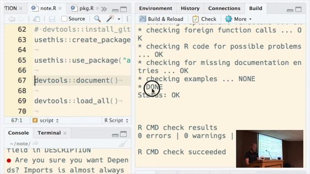 Creating R Packages - Jim Hester (8/30/2017) смотреть онлайн