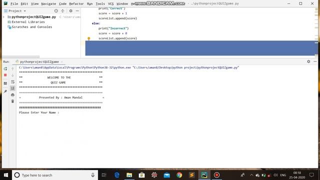 Python Project - Quiz Game смотреть онлайн