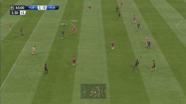 PES 2015 Champions League Semi-finals 1st leg: BARCELONA vs BAYERN MUNICH 05/05/2015 смотреть онлайн