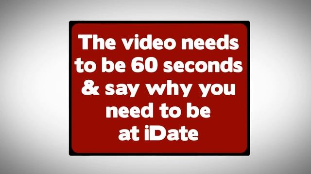 iDate Contest Overview & Instructions - Go to the Dating Industry Conference for FREE смотреть онлайн