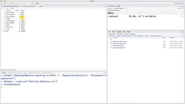 Polynomial Regression in Machine Learning With Python All Library imported and full video смотреть онлайн