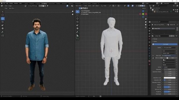 2D Image to 3D Character Model | Create Easy 3d Character Modeling