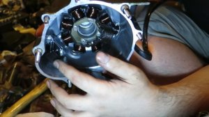 Как разобрать двигатель 164FML Часть 3.1