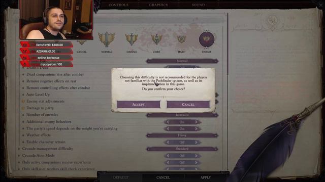 Pathfinder: WotR - Nezirrius - Unfair and Hard Comparsion - Lower City Alushinyrra Abyss map смотреть онлайн