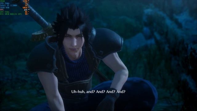 Crisis Core: Final Fantasy VII - Reunion | RTX 3050 Laptop + I5 11300H | Asus TUF Dash F15 смотреть онлайн